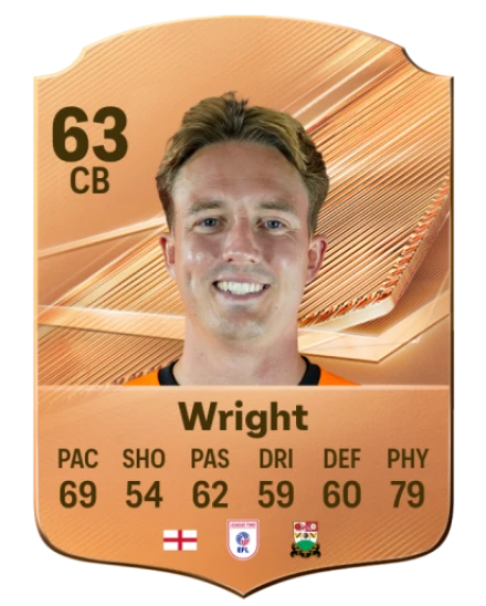 Wright 63 Common CB FC 26 card