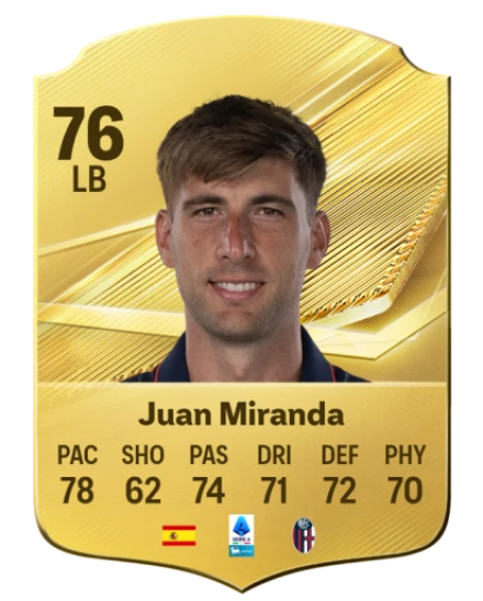 Juan Miranda 76 Common LB FC 26 card