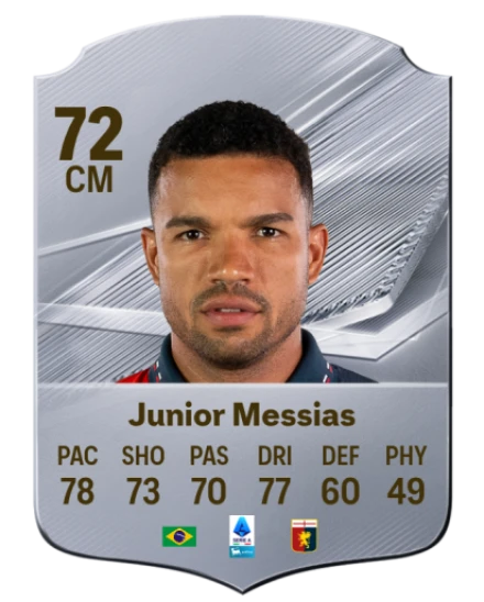 Junior Messias 72 Common CM FC 26 card