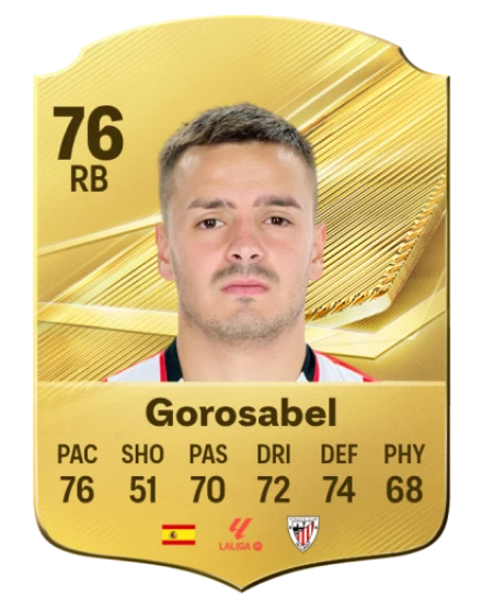 Gorosabel 76 Rare RB FC 26 card