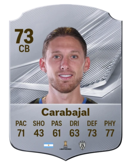 Carabajal 73 Common CB FC 26 card