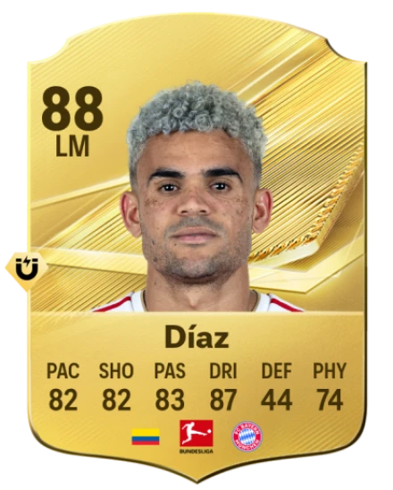 Díaz 88 Common LM FC 26 card