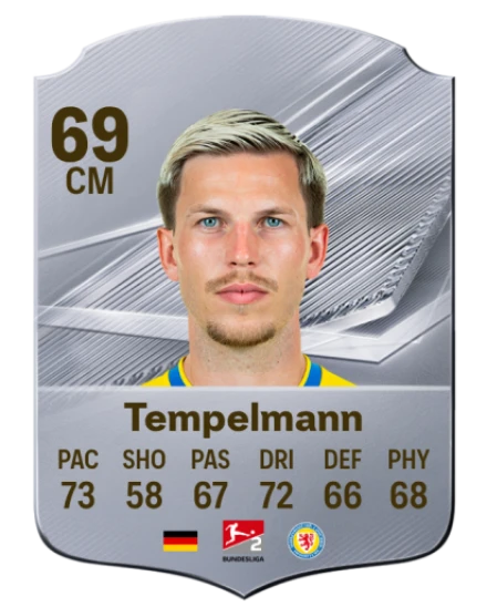 Tempelmann 69 Common CM FC 26 card