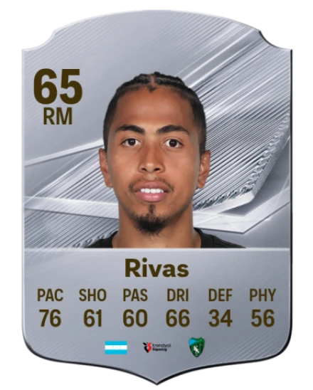 Rivas 65 Silver RM FC 27 card
