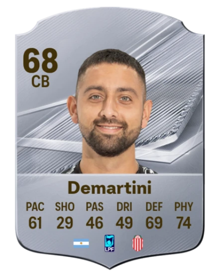 Demartini 68 Silver CB FC 27 card