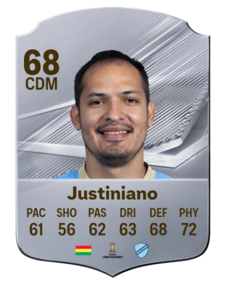 Justiniano 68 Common CDM FC 26 card