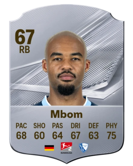 Mbom 67 Silver RB FC 27 card