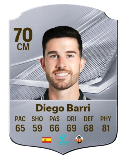 Diego Barri 70 Common CM FC 26 card