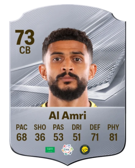Al Amri 73 Common CB FC 26 card