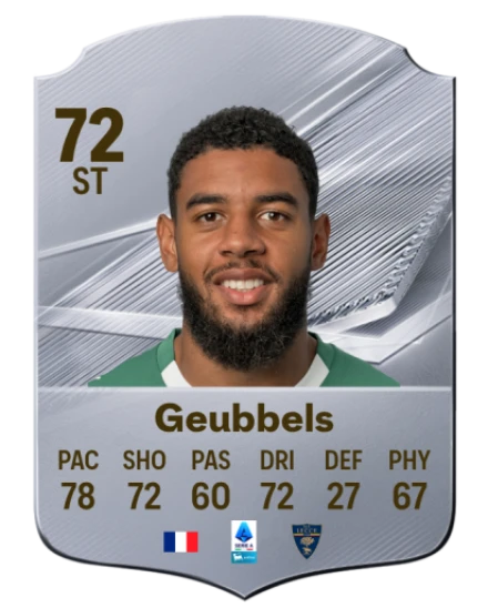 Geubbels 72 Common ST FC 26 card