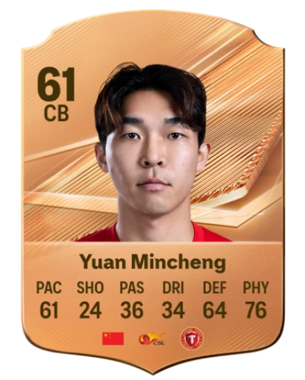Yuan Mincheng 61 Common CB FC 26 card