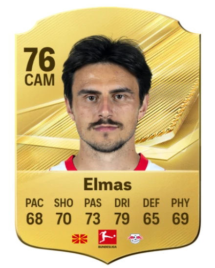 Elmas 76 Gold CAM FC 27 card