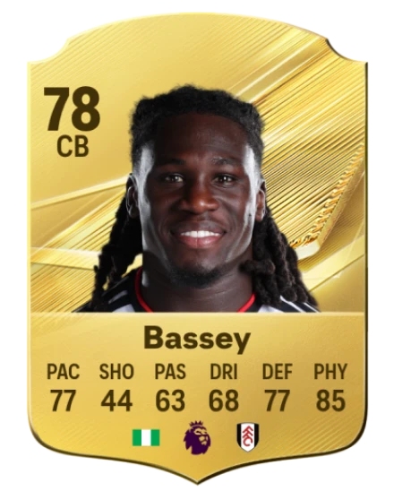Bassey 78 Common CB FC 26 card