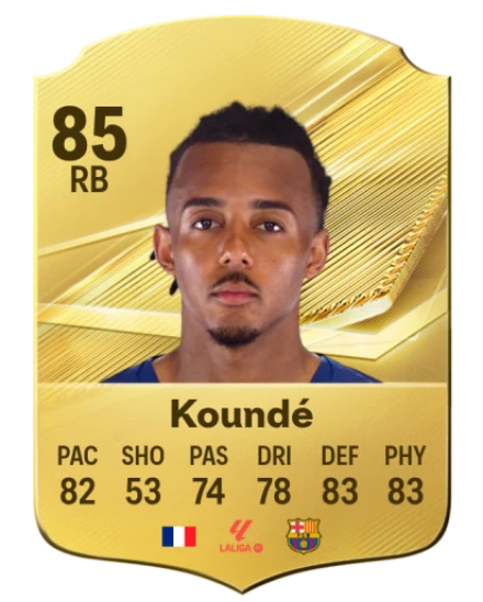 Koundé 85 Common RB FC 26 card