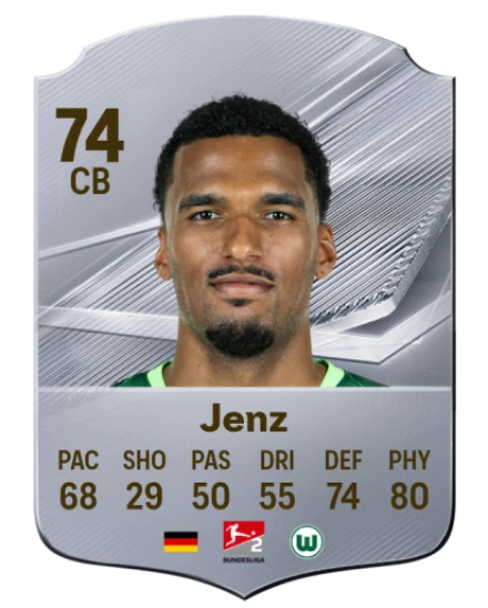 Jenz 74 Common CB FC 26 card