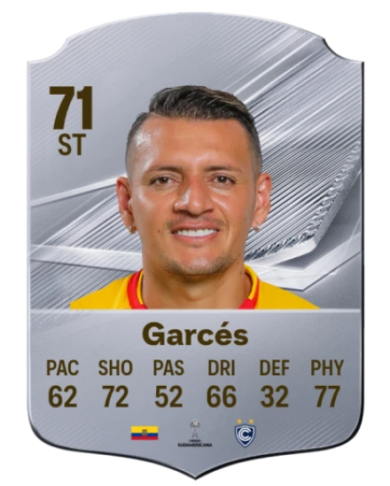Garcés 71 Common ST FC 26 card