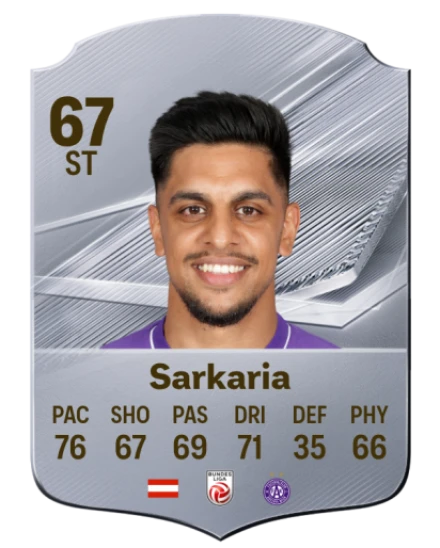 Sarkaria 67 Common ST FC 26 card
