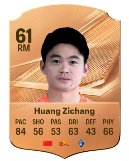 Huang Zichang 61 Bronze RM FC 27 card