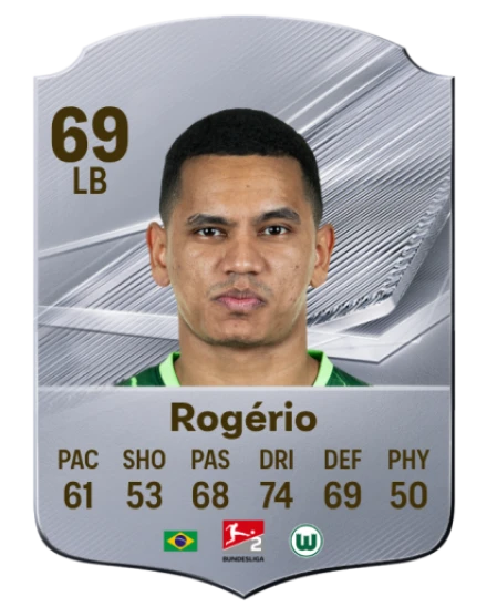 Rogério 69 Silver LB FC 27 card