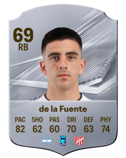 De La Fuente 69 Common RB FC 26 card