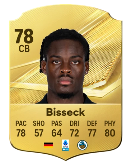 Bisseck 78 Gold CB FC 27 card