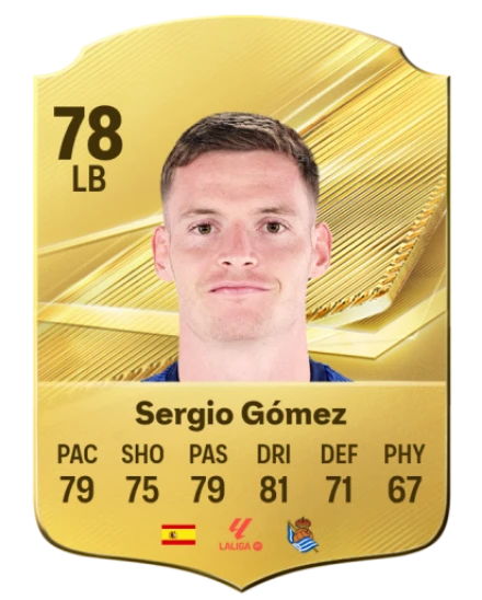 Sergio Gómez 78 Common LB FC 26 card