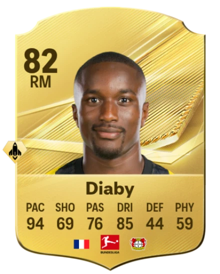 Diaby 82 Rare RM FC 26 card