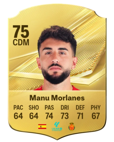 Manu Morlanes 75 Common CDM FC 26 card