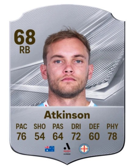 Atkinson 68 Common RB FC 26 card