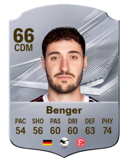 Benger 66 Silver CDM FC 27 card