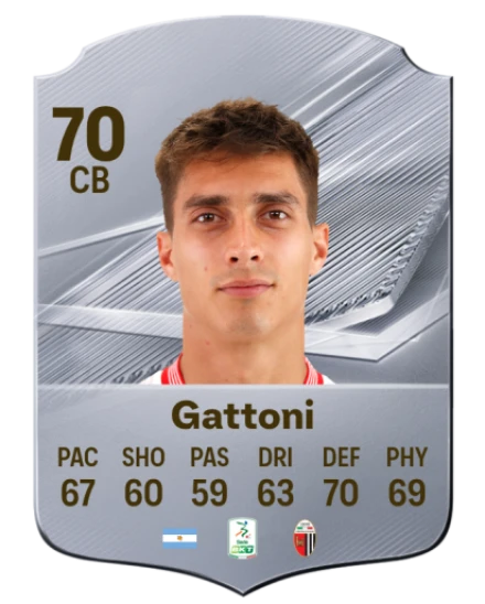 Gattoni 70 Common CB FC 26 card