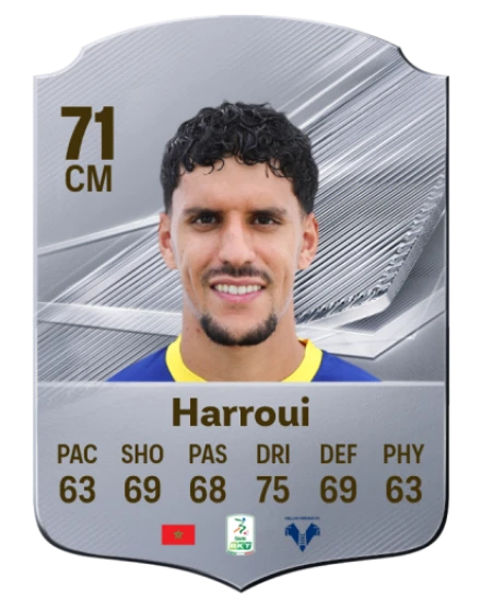 Harroui 71 Common CM FC 26 card