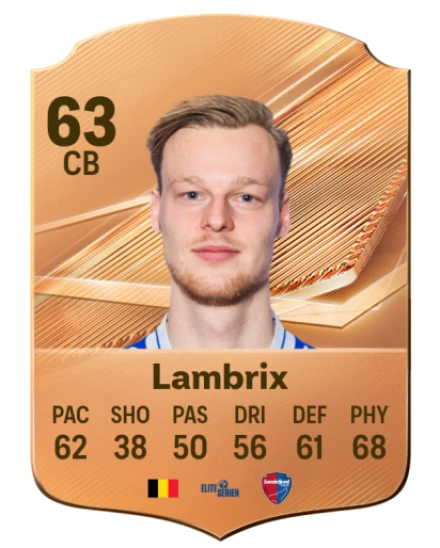Lambrix 63 Bronze CB FC 27 card