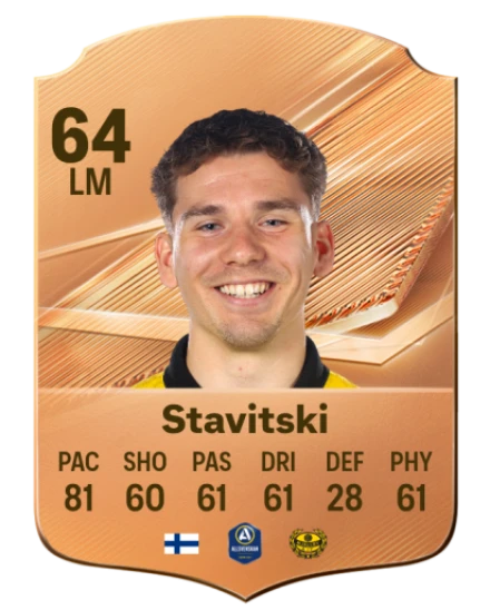 Stavitski 64 Common LM FC 26 card