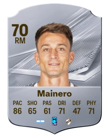 Mainero 70 Silver RM FC 27 card