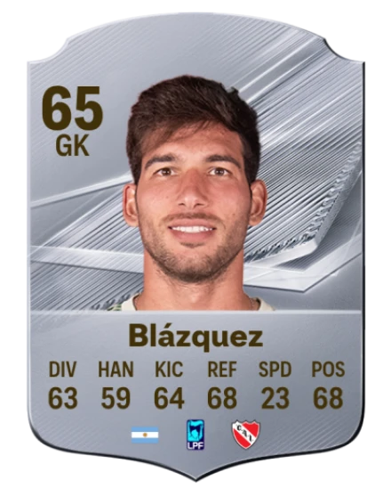 Blázquez 65 Silver GK FC 27 card
