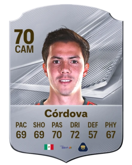 Córdova 70 Common CAM FC 26 card
