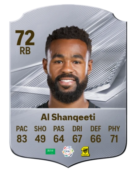 Al Shanqeeti 72 Common RB FC 26 card