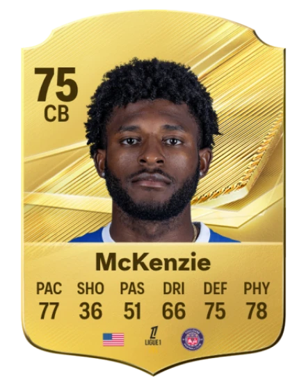 McKenzie 75 Common CB FC 26 card