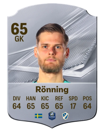 Rönning 65 Common GK FC 26 card