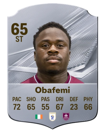 Obafemi 65 Silver ST FC 27 card