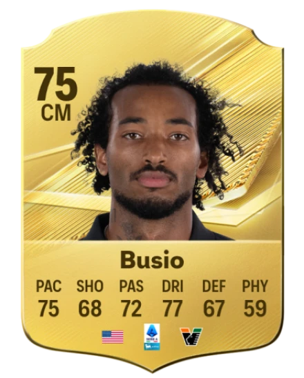 Busio 75 Common CM FC 26 card