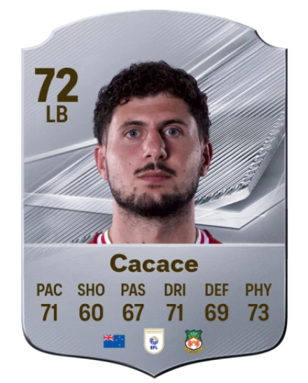 Cacace 72 Common LB FC 26 card