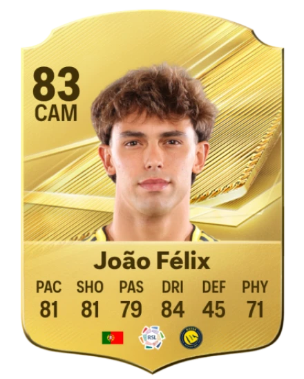 João Félix 83 Common CAM FC 26 card