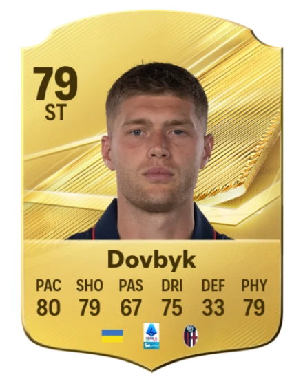 Dovbyk 79 Common ST FC 26 card