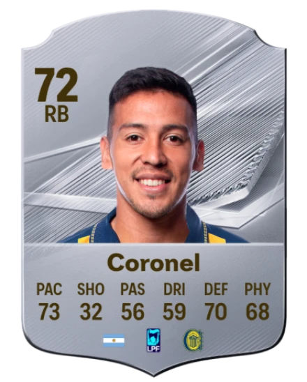 Coronel 72 Common RB FC 26 card