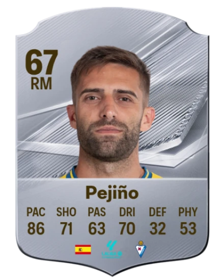Pejiño 67 Common RM FC 26 card