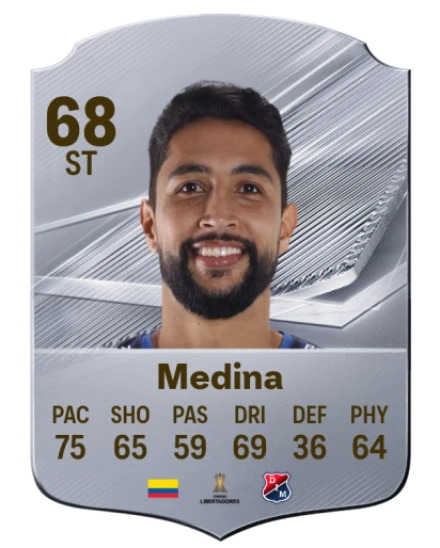 Medina 68 Silver ST FC 27 card