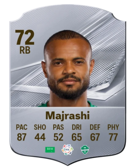 Majrashi 72 Common RB FC 26 card
