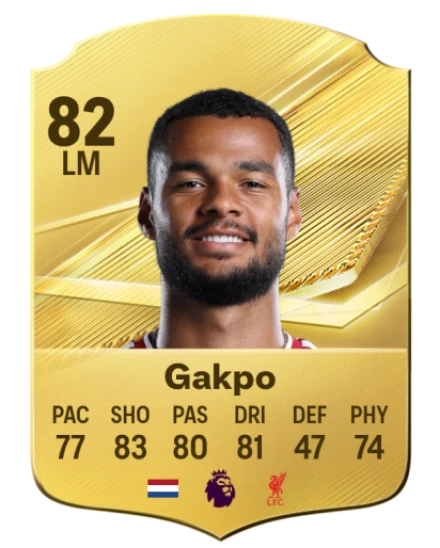 Gakpo 82 Common LM FC 26 card